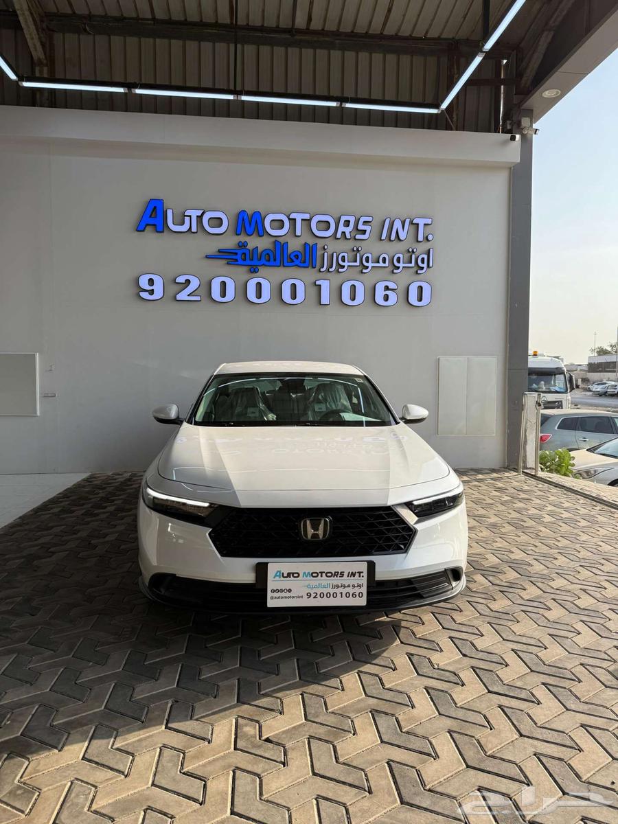 هوندا اكورد LX موديل 2025 وارد عبدالله هاشم عرض لفتره محدوده64484911371010110