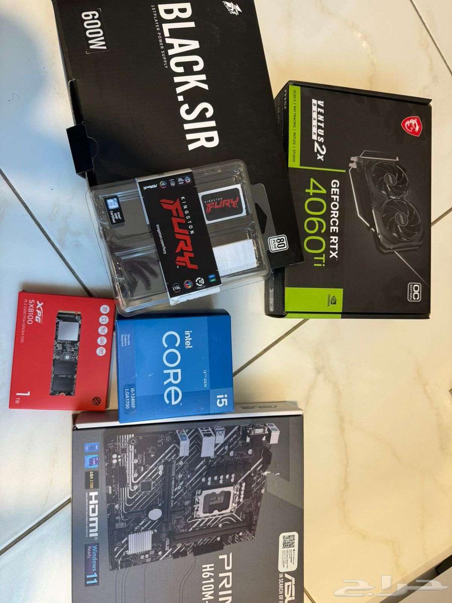 بيسي 4060 ti للبيع الجهاز للان موجود64340523598210110