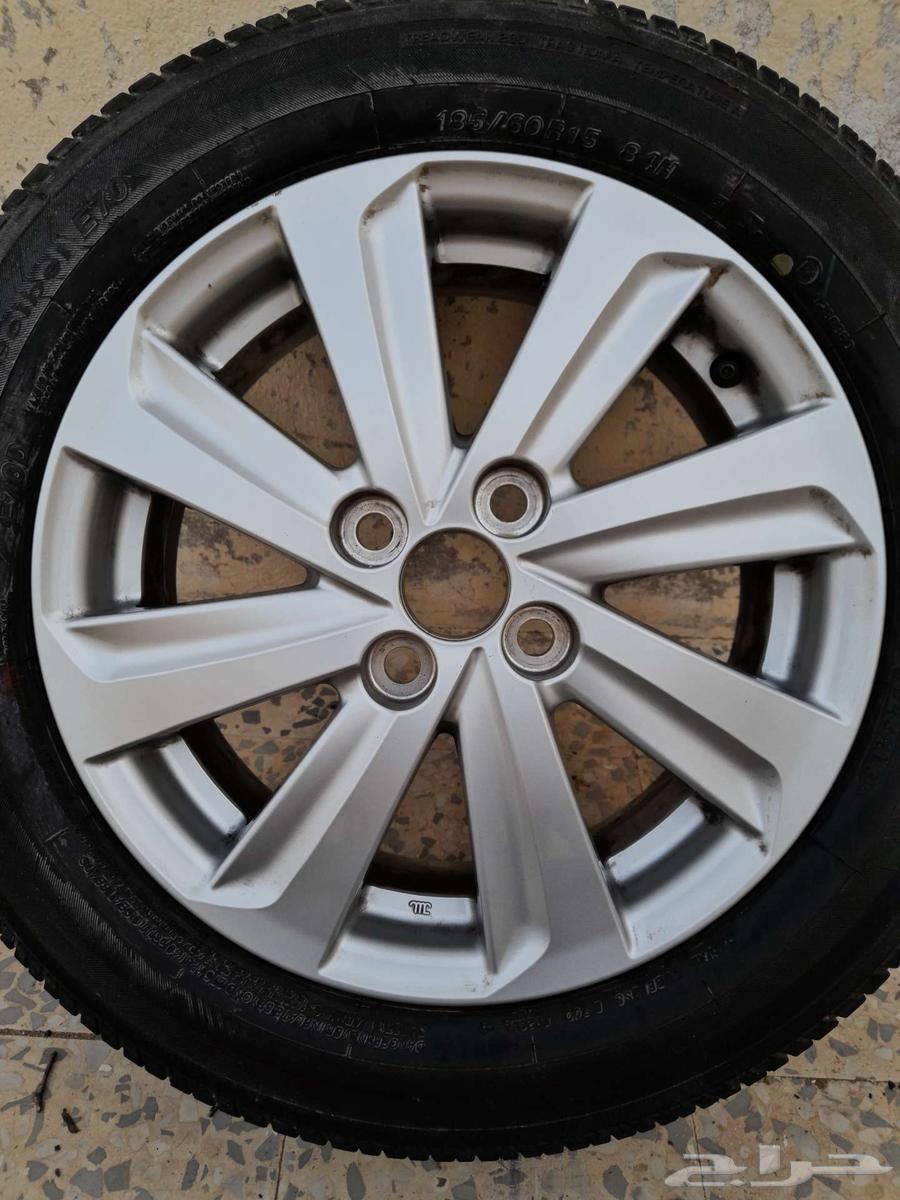 جنط يارس مقاس 15 وكاله64491252268291111