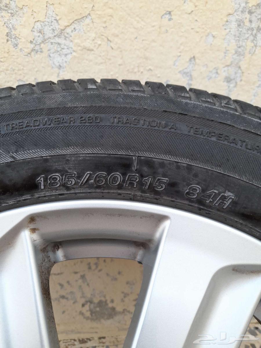 جنط يارس مقاس 15 وكاله64491252268291113