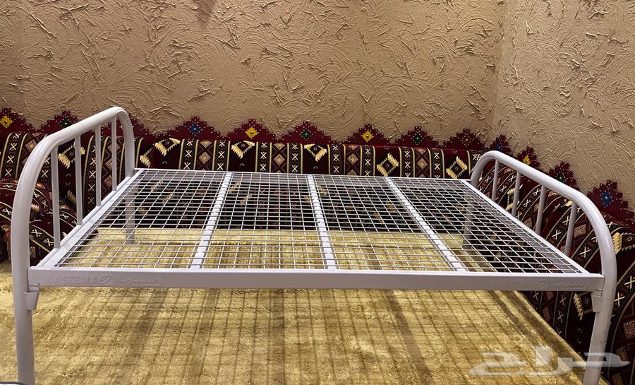 سرير حديد لون أبيض64348538712707111