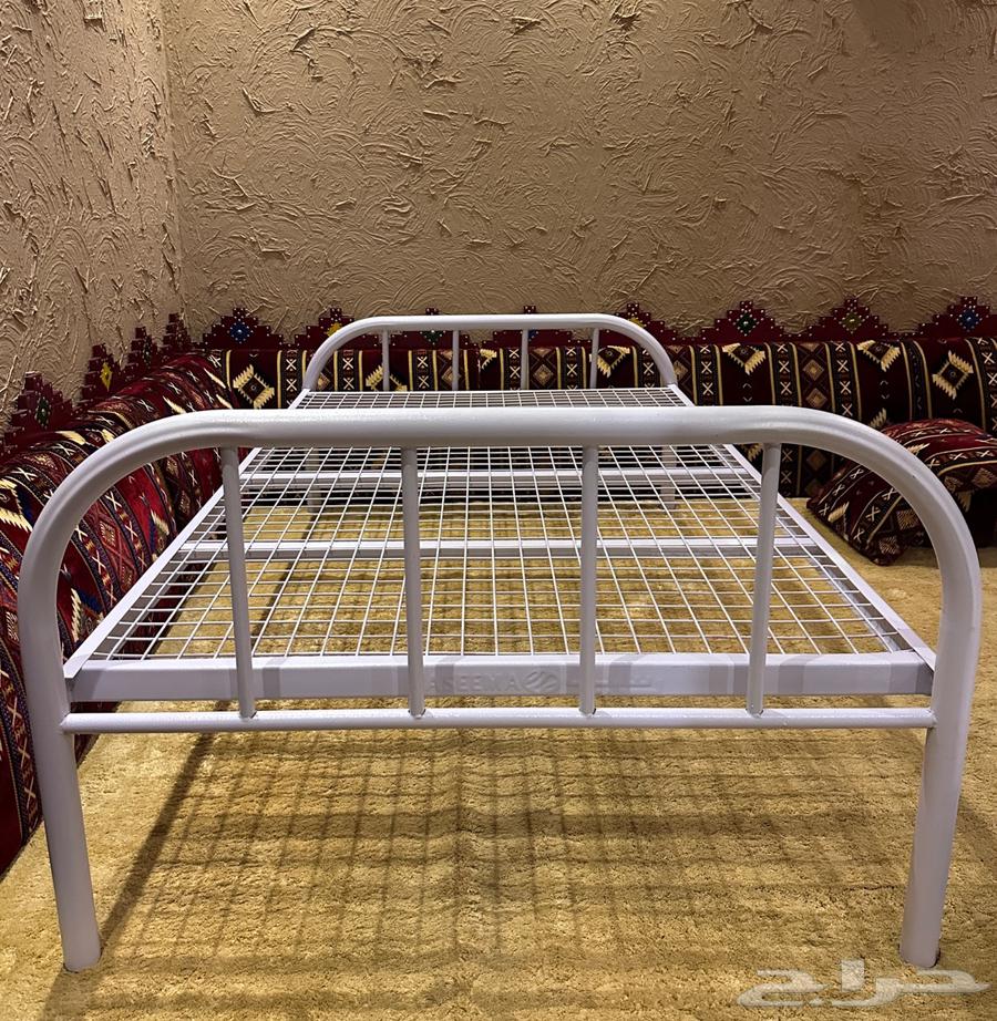 سرير حديد لون أبيض64348538712707110