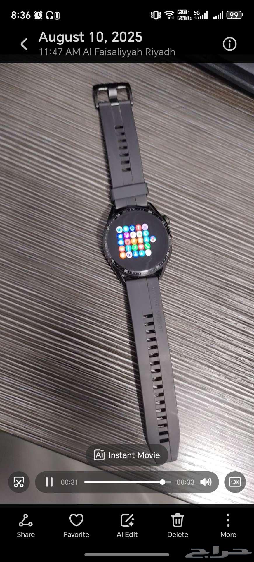 هواوي ووتش جي تي 364375274170882110