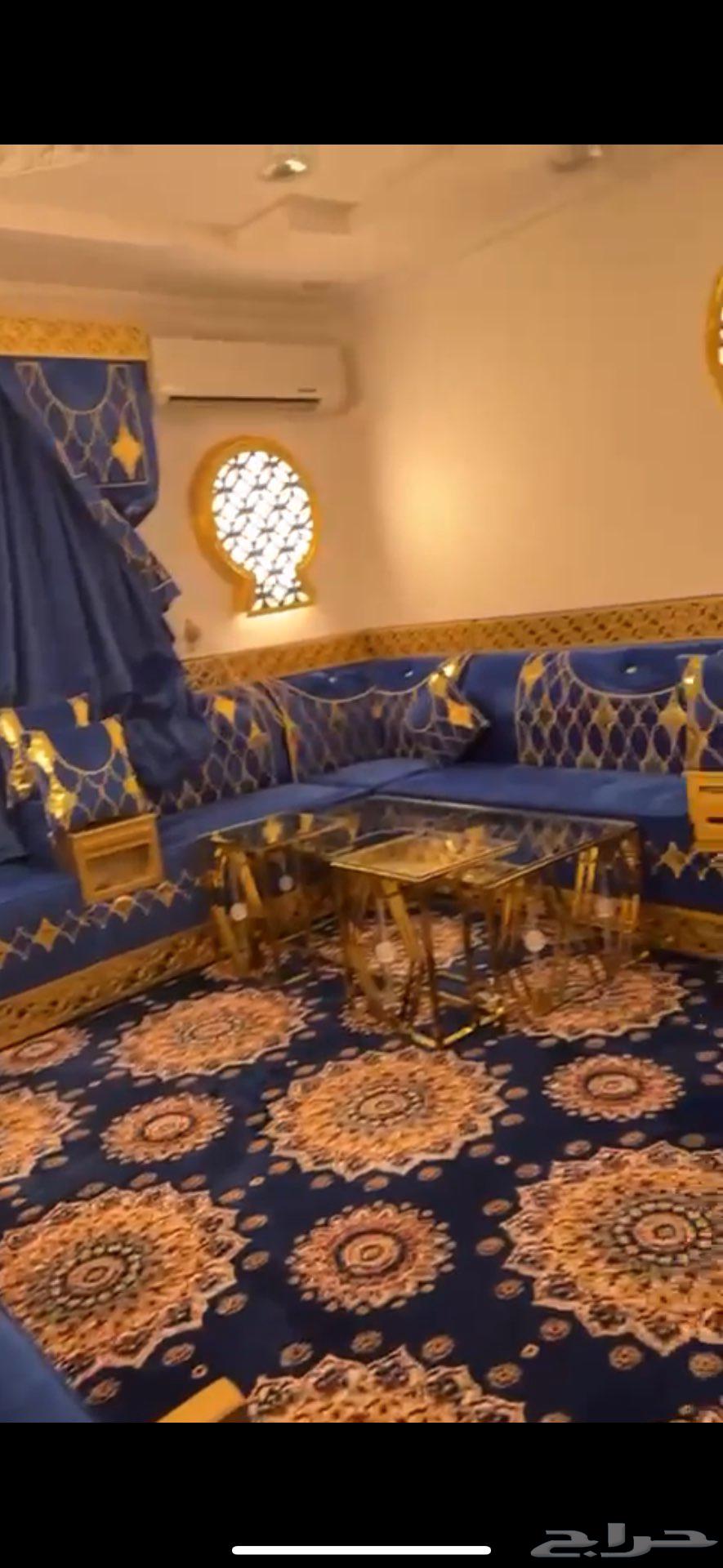 كنابات مجلس مع طاولات وستاره للبيع المقاس 5 464361533193859113