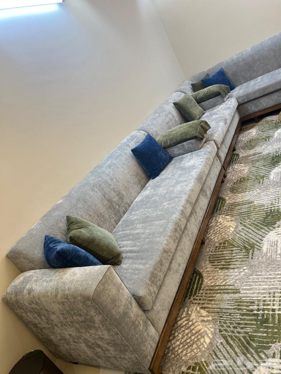 كنب حرف L   كنب مجلس نظيف جدا64352473784067113