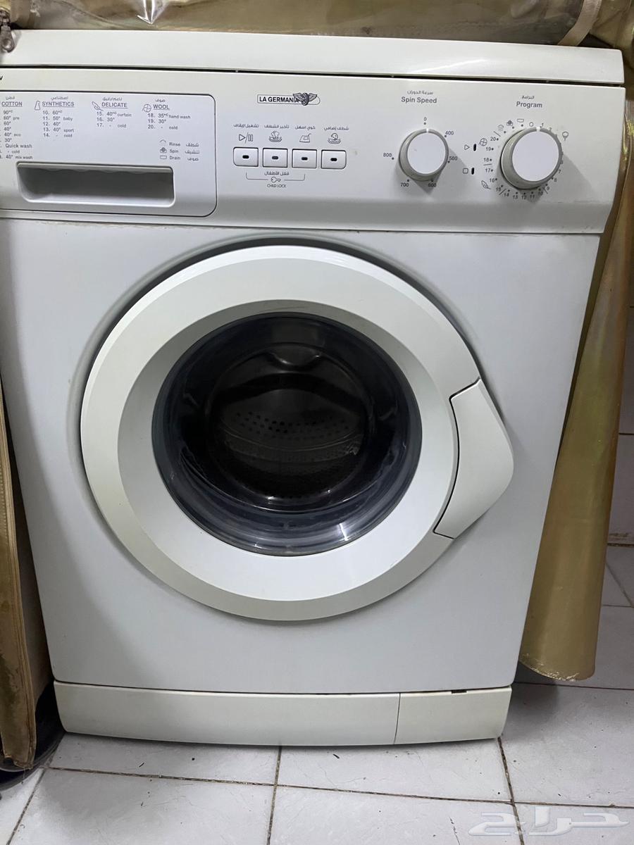 غسالة اوتوماتيك لا جيرمانيا 7كيلو شبه جديدة64358221224322112