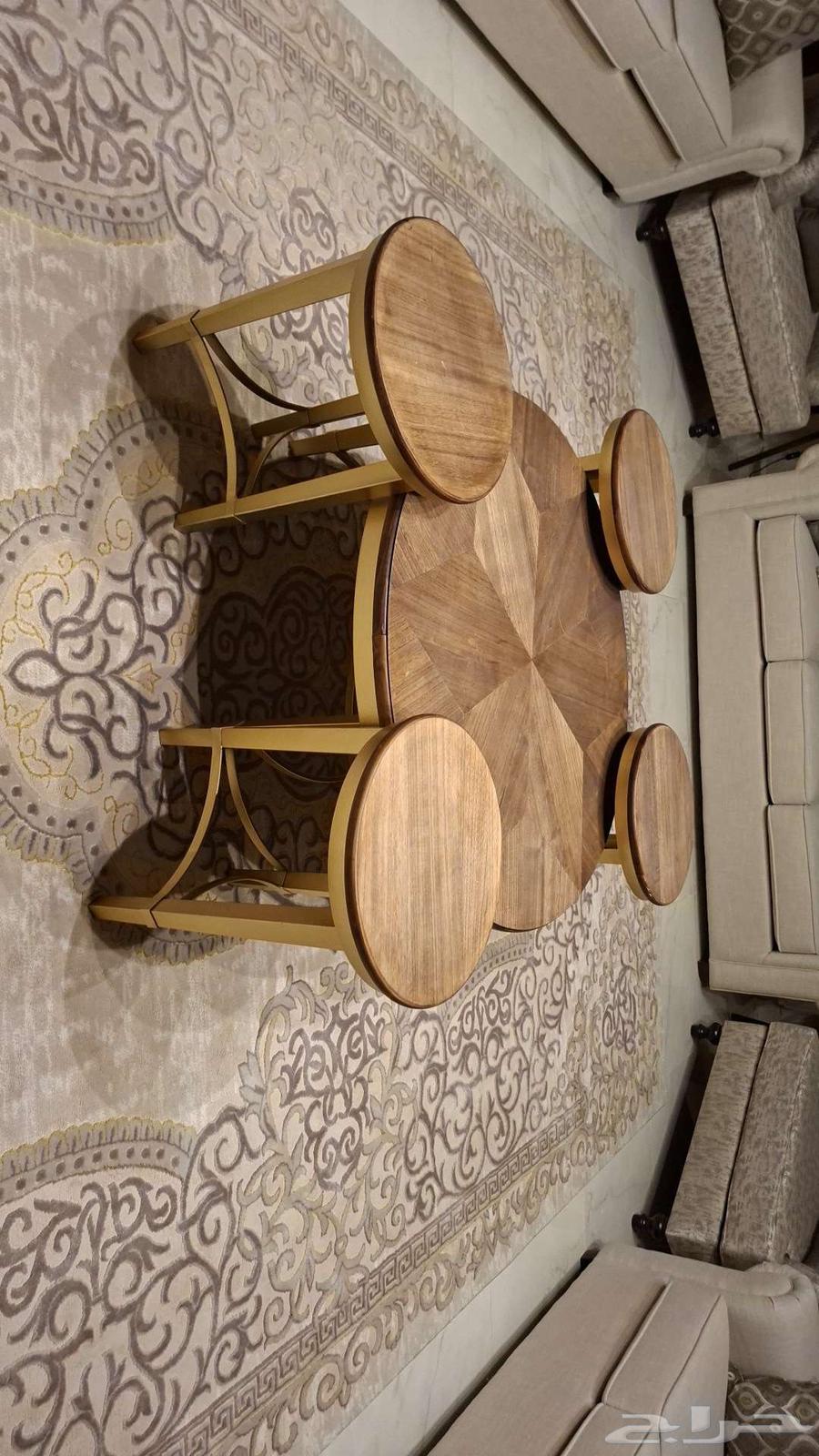 طقم طاولات قهوه جديده ..استخدام نظيف64354062159618111