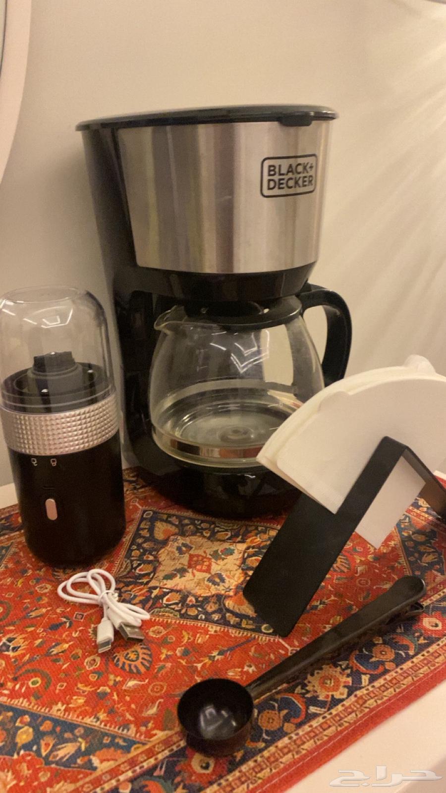 جهاز قهوة سوداء وملحقاتها64362605204738111