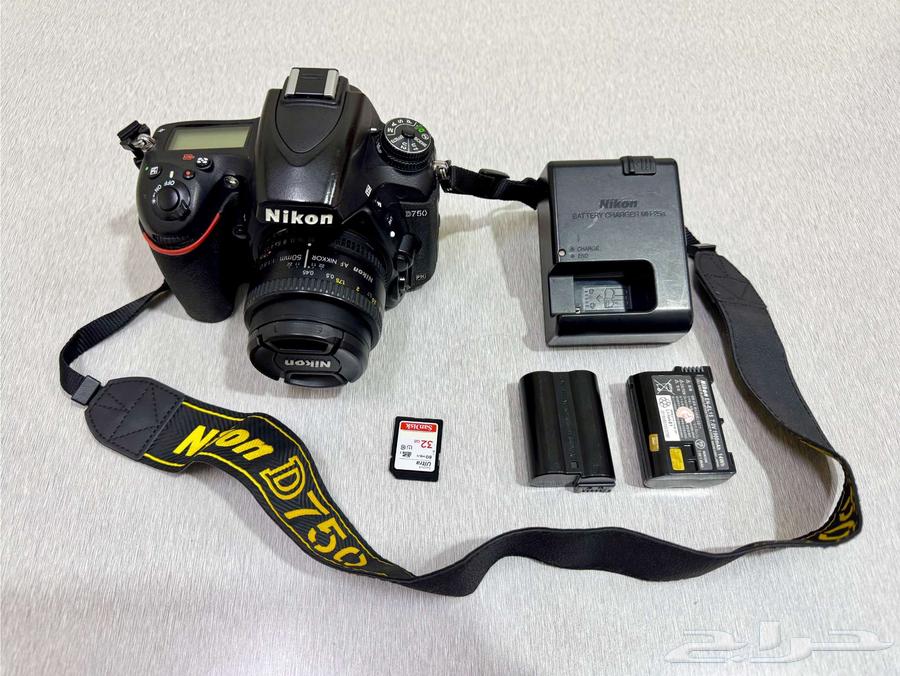 كاميرا نيكون Nikon d750 فل فريم full frame64357777106689111