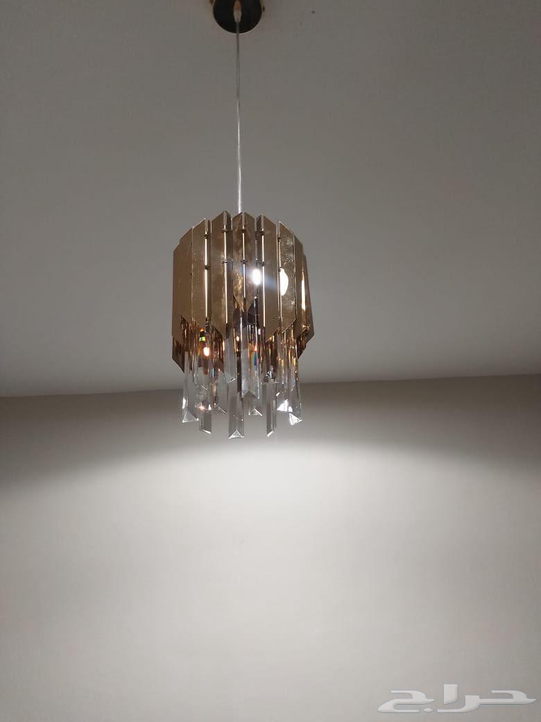 Medium-sized 8-bulb crystal chandelier set with two small bulbs64365659785345110