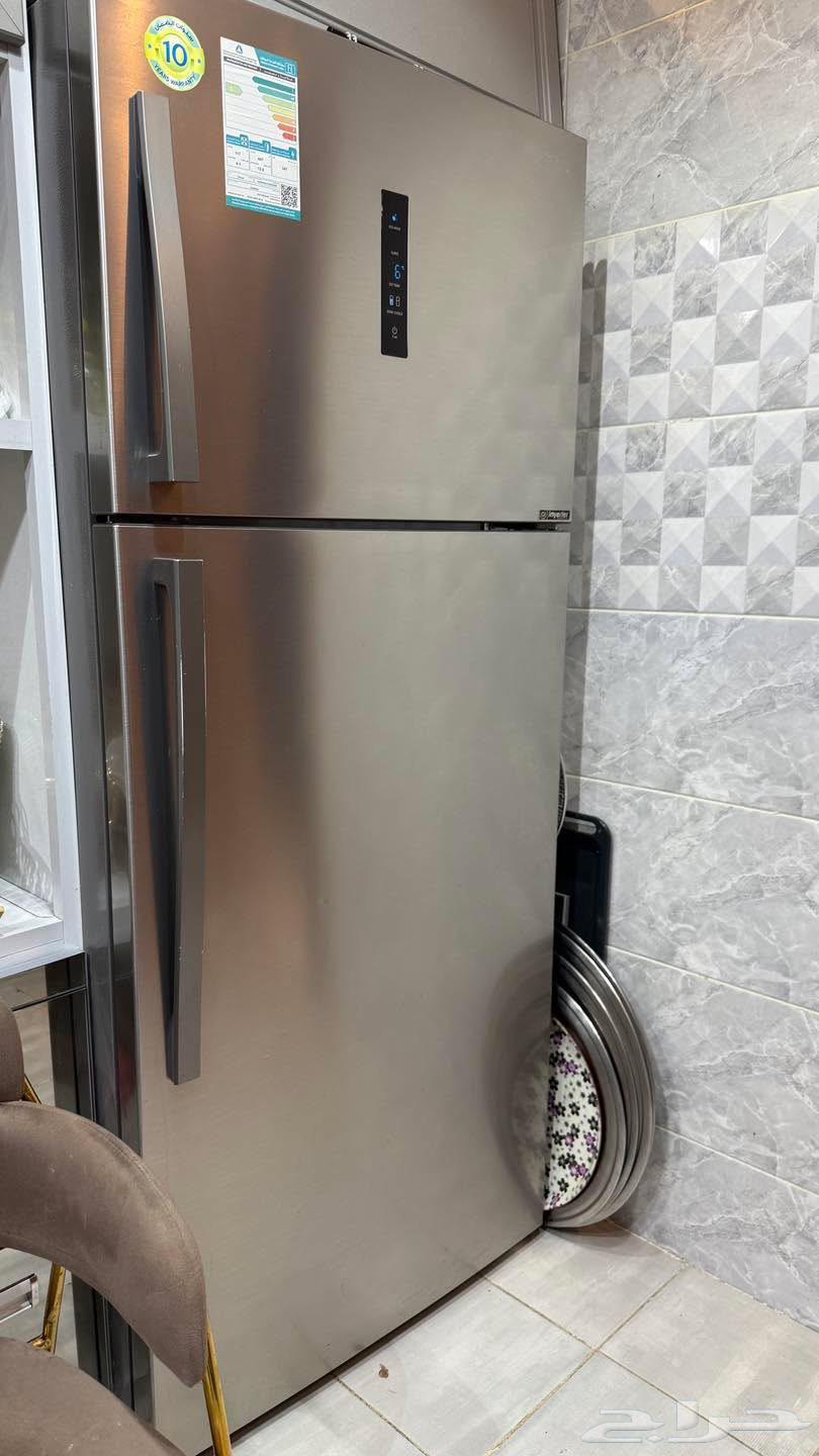ثلاجة جنرال سوبريم 19.9 قدم ستيل64370900393219110