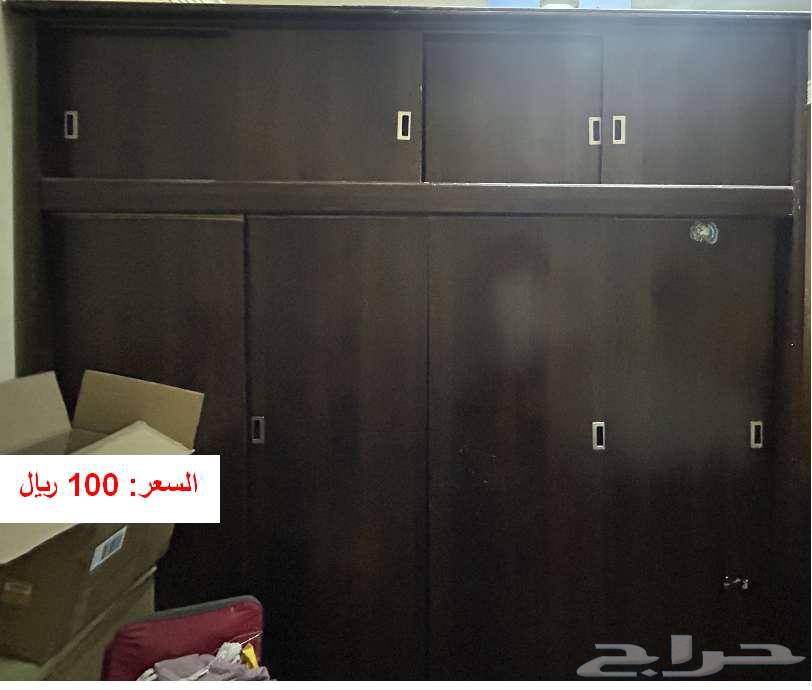 أثاث مستعمل للبيع (تخت وخزانة)64370583516291111