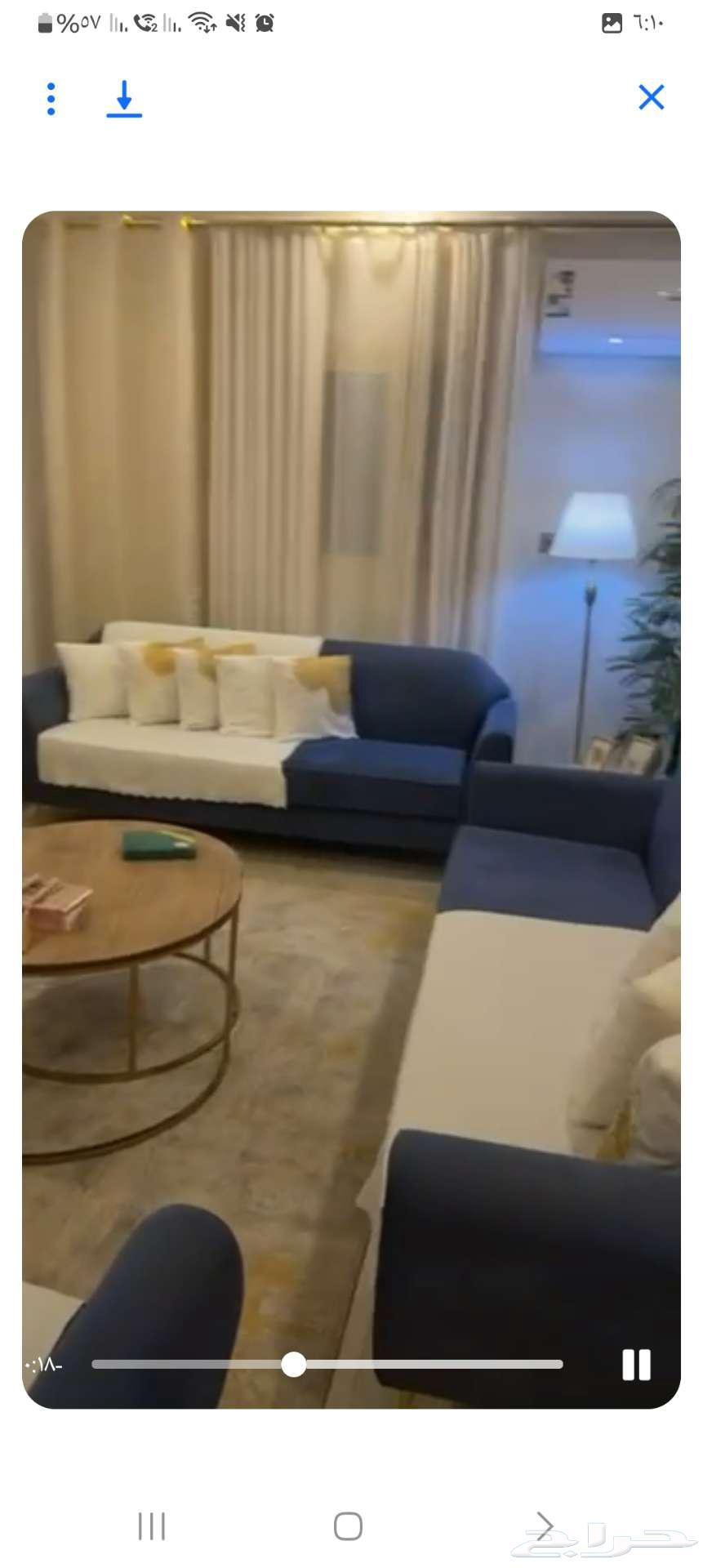 أنترية كنب وسفرة بحالة ممتازة64387662669058110