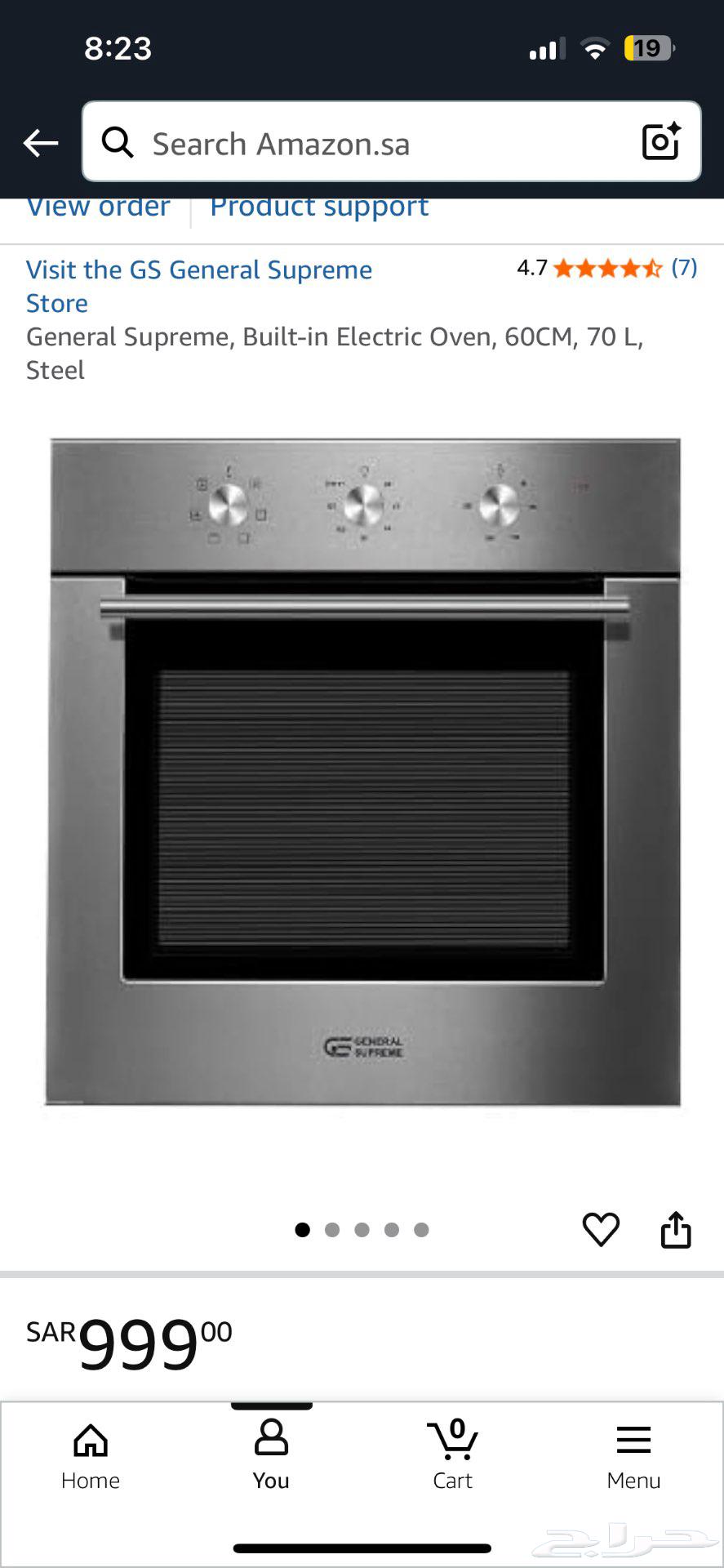 فرن امريكي جنرال سوبريم 60cm64365630892034110