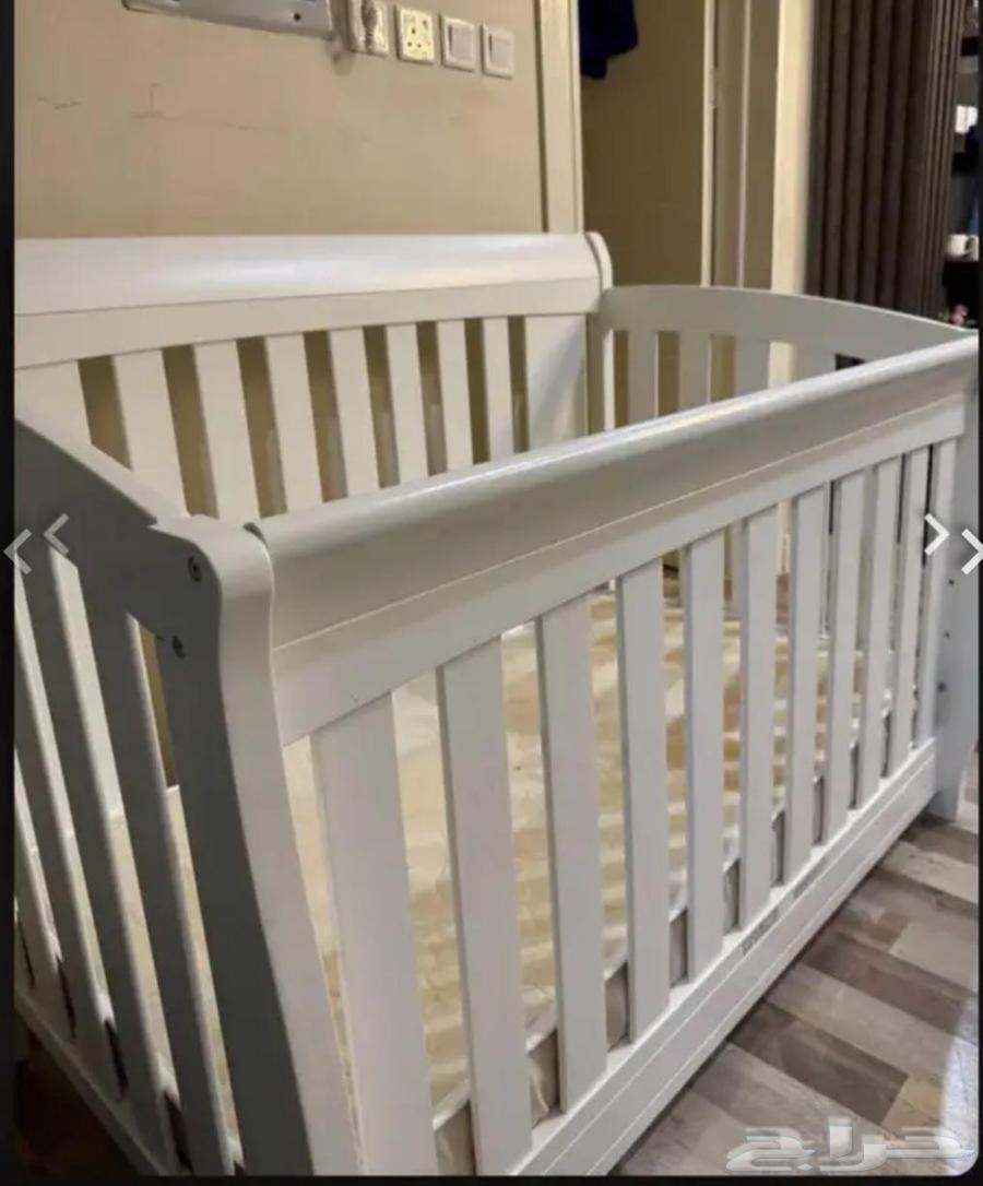 سرير اطفال ابيض ايكيا64367347281795110