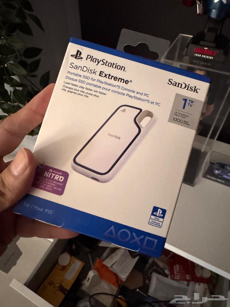 SanDisk  Playstation Extreme Portable SSD  1TB للبيع64367420491009110