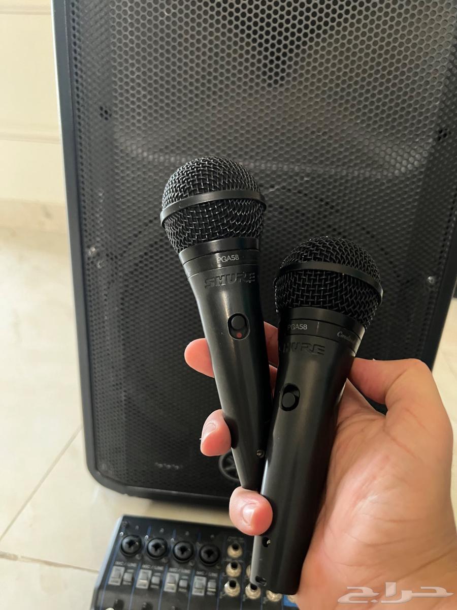 سماعة ومكسر ياماها   2 مايك شور64368528544385114