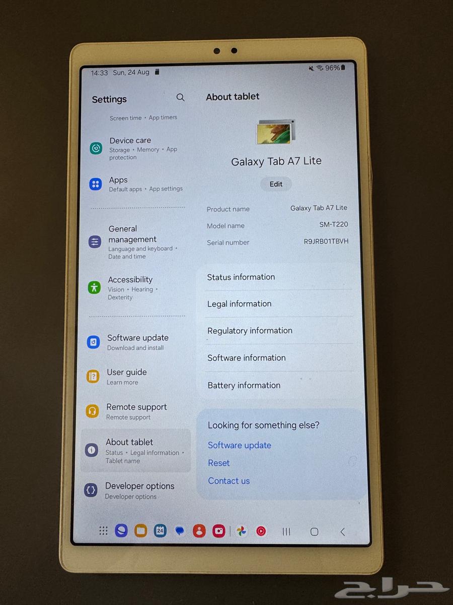 تابلت سامسونغ A7 Lite64369571828865111