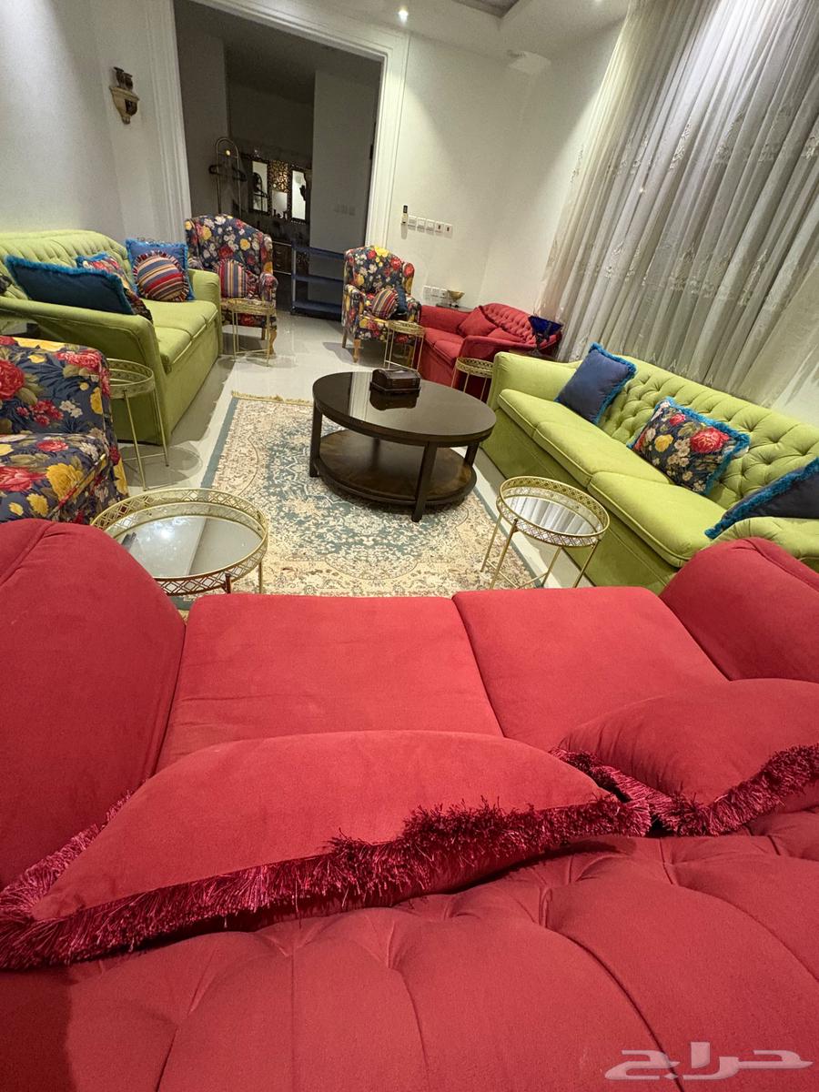 كنب مجلس ويصلح للصالة بألوان جميلة ورايقة64375663527169111