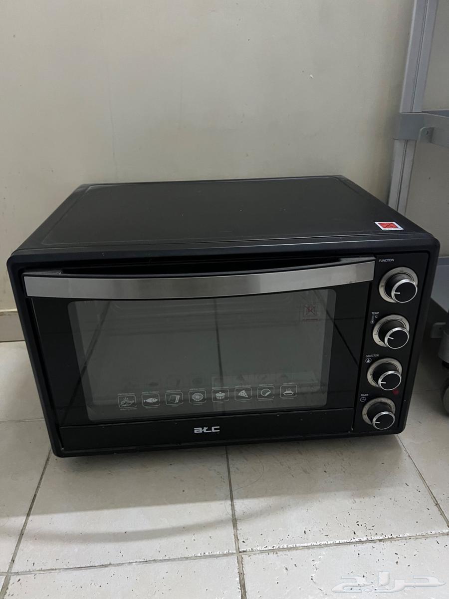 فرن كهرباء اسود مقاسه وسط ماركة alc 45 لتر 2200 واط64378556594690110