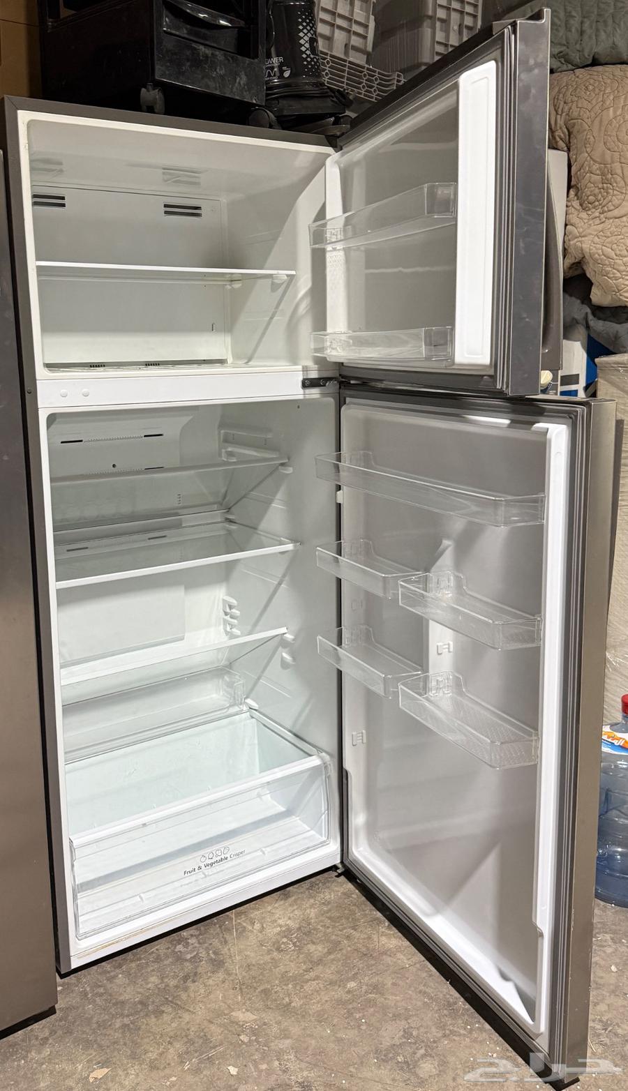 ثلاجة جنرال سوبريم 19.9 قدم ستيل64370900393219112