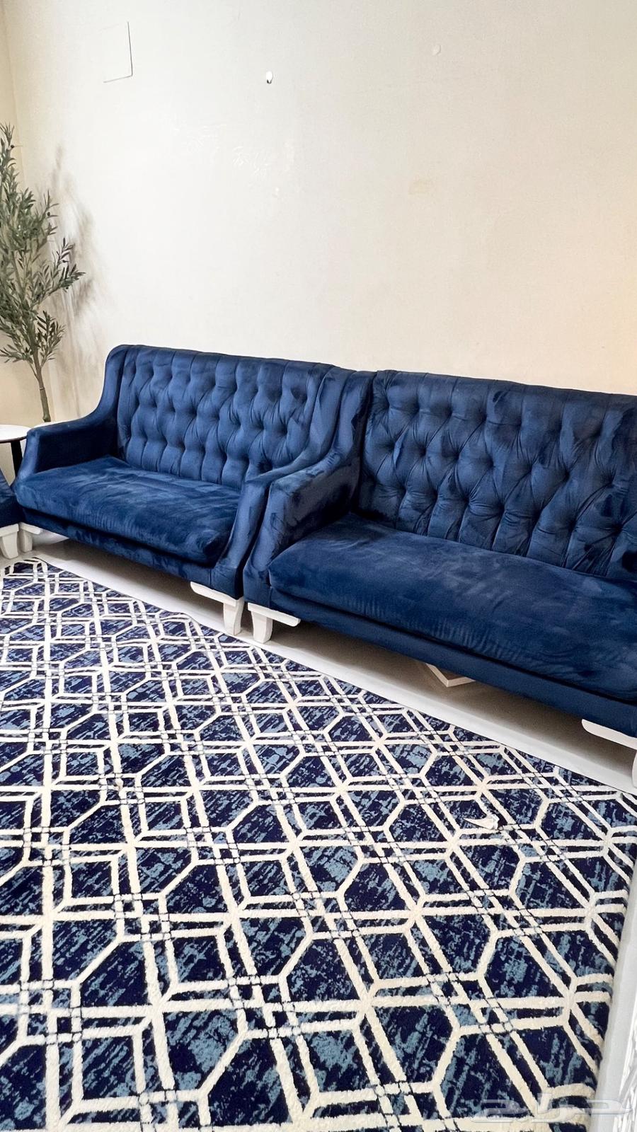 كنب للبيع 7 اشخاص مع السجادة64377754385283110