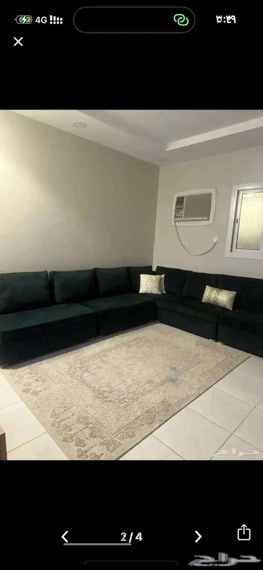 كنب وسجاد وطاولتين خدمه64371526084353111