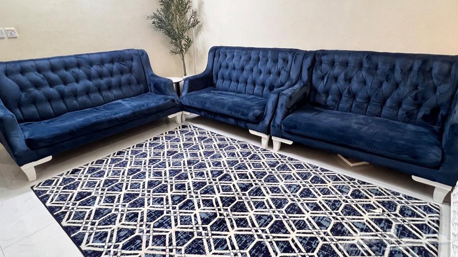 كنب للبيع 7 اشخاص مع السجادة64377754385283111