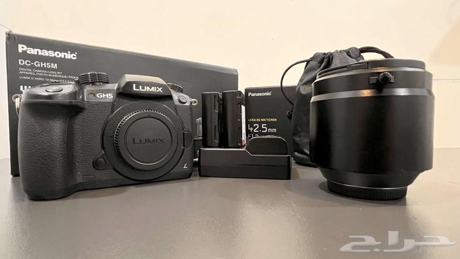 كاميرا باناسونيك GH5 مستعملة   عدسة بورتريه من باناسونيك64376944760962110