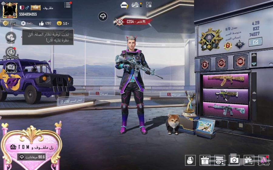 PUBG account for sale, account level 82, scan level 65.64376855006851110