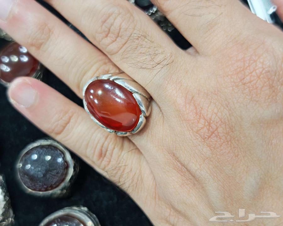 عقيق يماني مشمشي64378440431875111