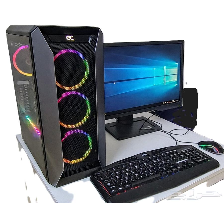 pc gaming rtx بيسي قيمنق قيم overclock RGB كامل مع الشاشة64376720410627110