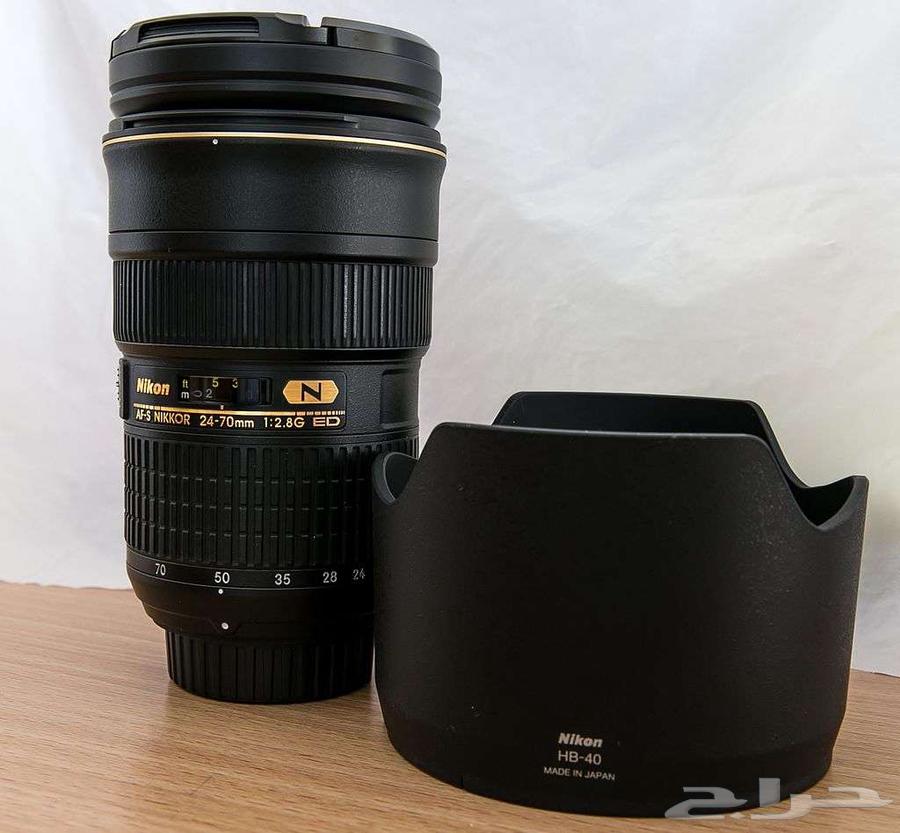 عدسة نيكون 24-70   2.8 الجبارة   نظيفة شبه جديدة64374260062979110