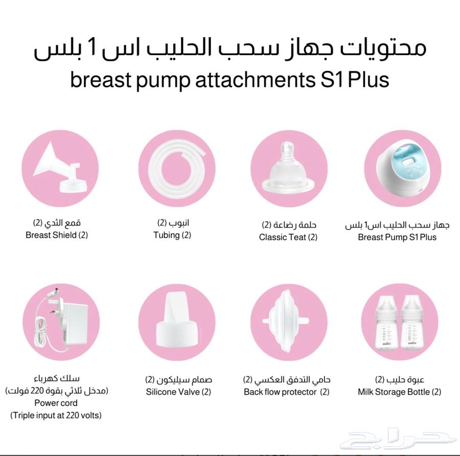 جهاز شفط الحليب سبكترا اس 1 بلس64365938389507111