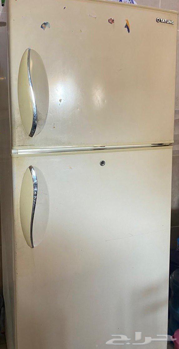 ثلاجه للبيع مع مكيف وغساله64385648607233110