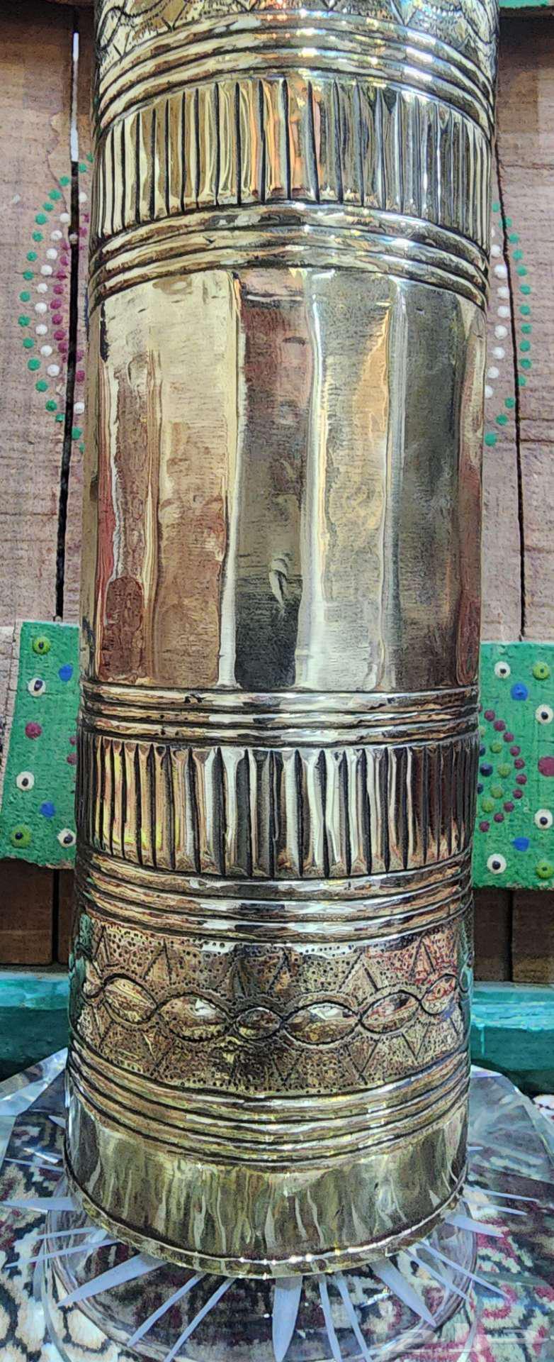 تم البيع شت فناجيل قهوه نحاس منقوش عليه نقش متقن يجمل64391618349826113