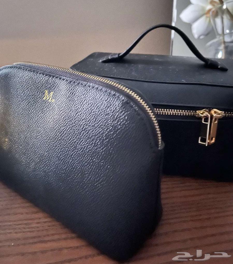 طقم شنط للمكيب حبتين جلد64379239293185112