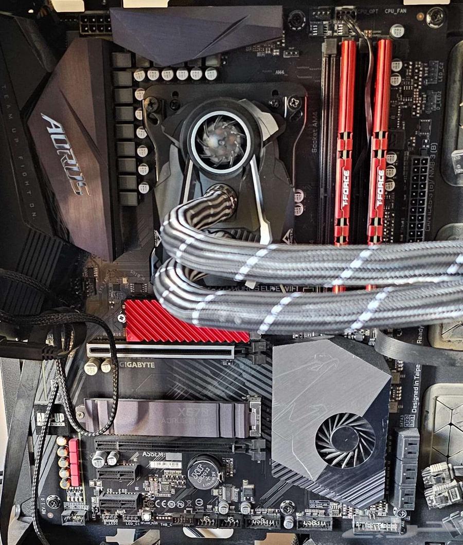 Ryzen 9 processor, X570 motherboard, and RGB RAM64382362392833110