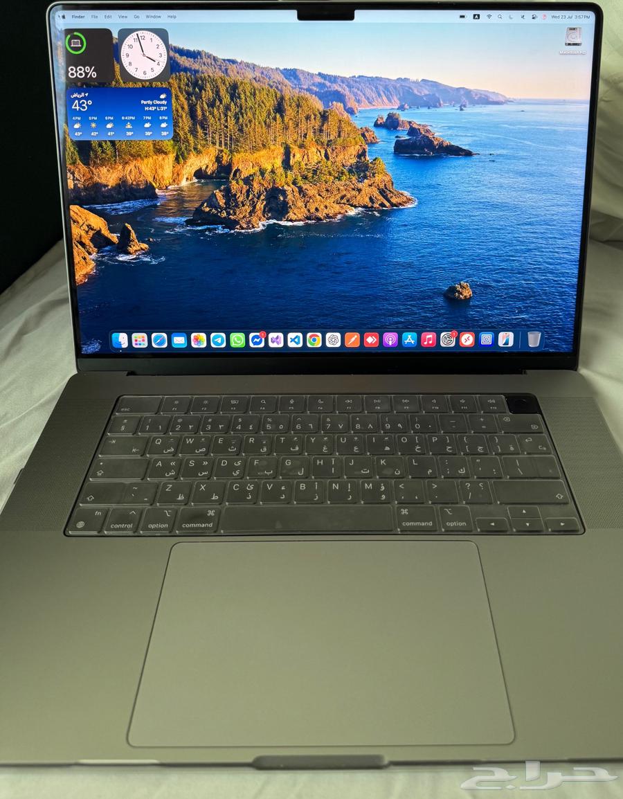 لاب MacBook pro m1 16 inch (Apple)64382279186563112