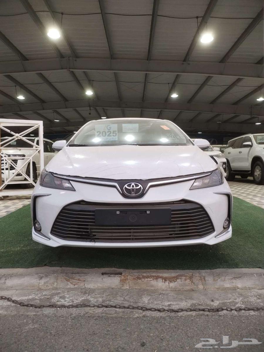 تويوتا - كرولا - ابيض - طيس 2000 سي سي 202563618168310147112