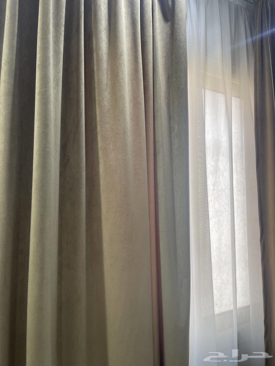 L-shaped short sofa with curtain64382349032449112