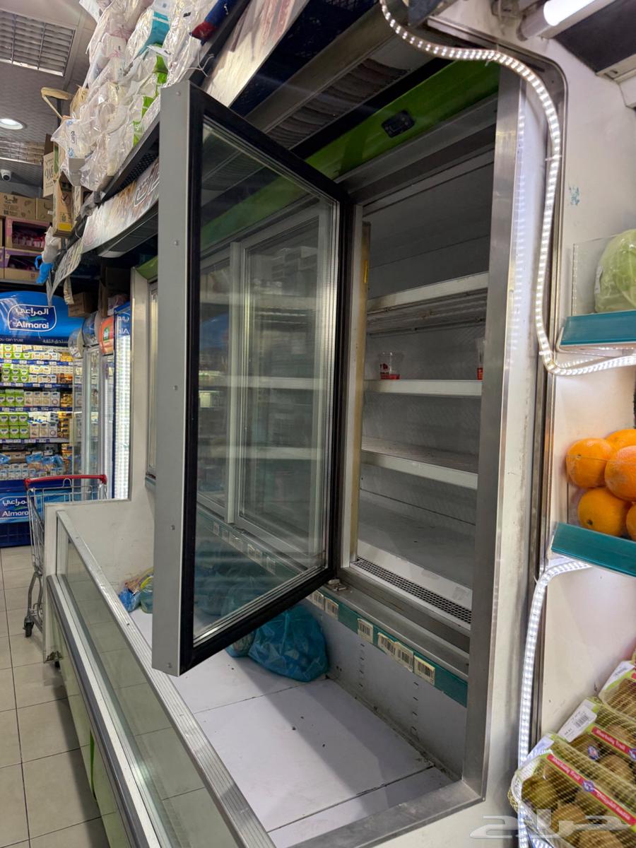 ثلاجة عرض تجميد سوبرماركت مستخدمه نظيفه64382459809537113