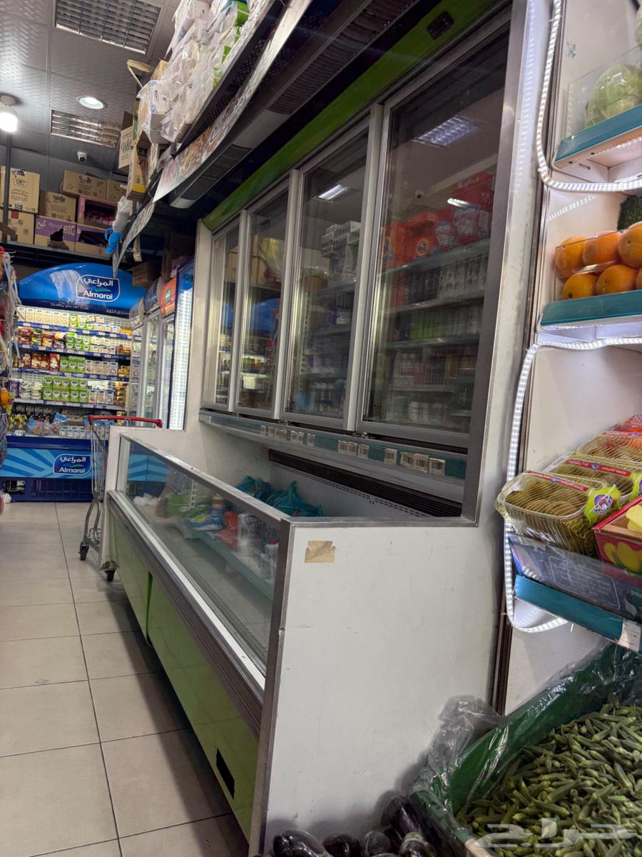 ثلاجة عرض تجميد سوبرماركت مستخدمه نظيفه64382459809537111
