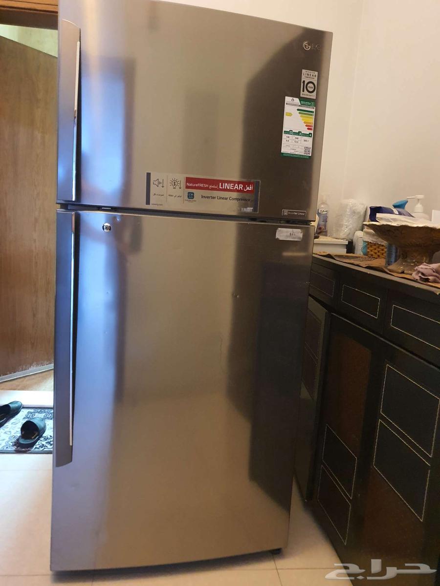 ثلاجه ال جي انفرتر اخت الجديدة بحاله ممتازة64383898873090110
