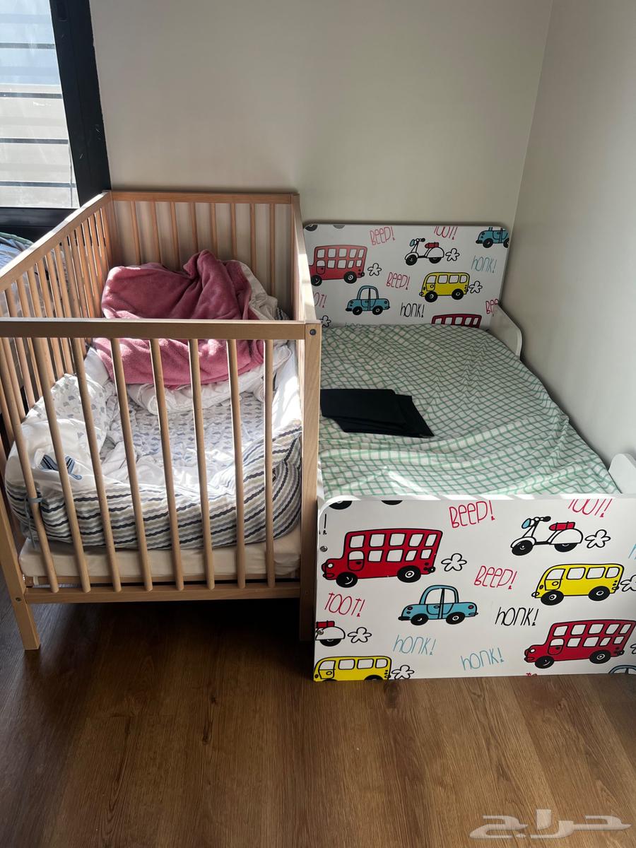 سريرين اطفال نظيفة جدا للبيع64384745097089110