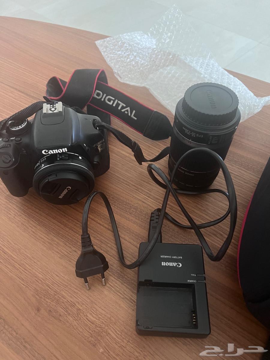 كاميرا كانون مع عدسة إضافية   شنطة   حامل (ترايبود)64387146080899114