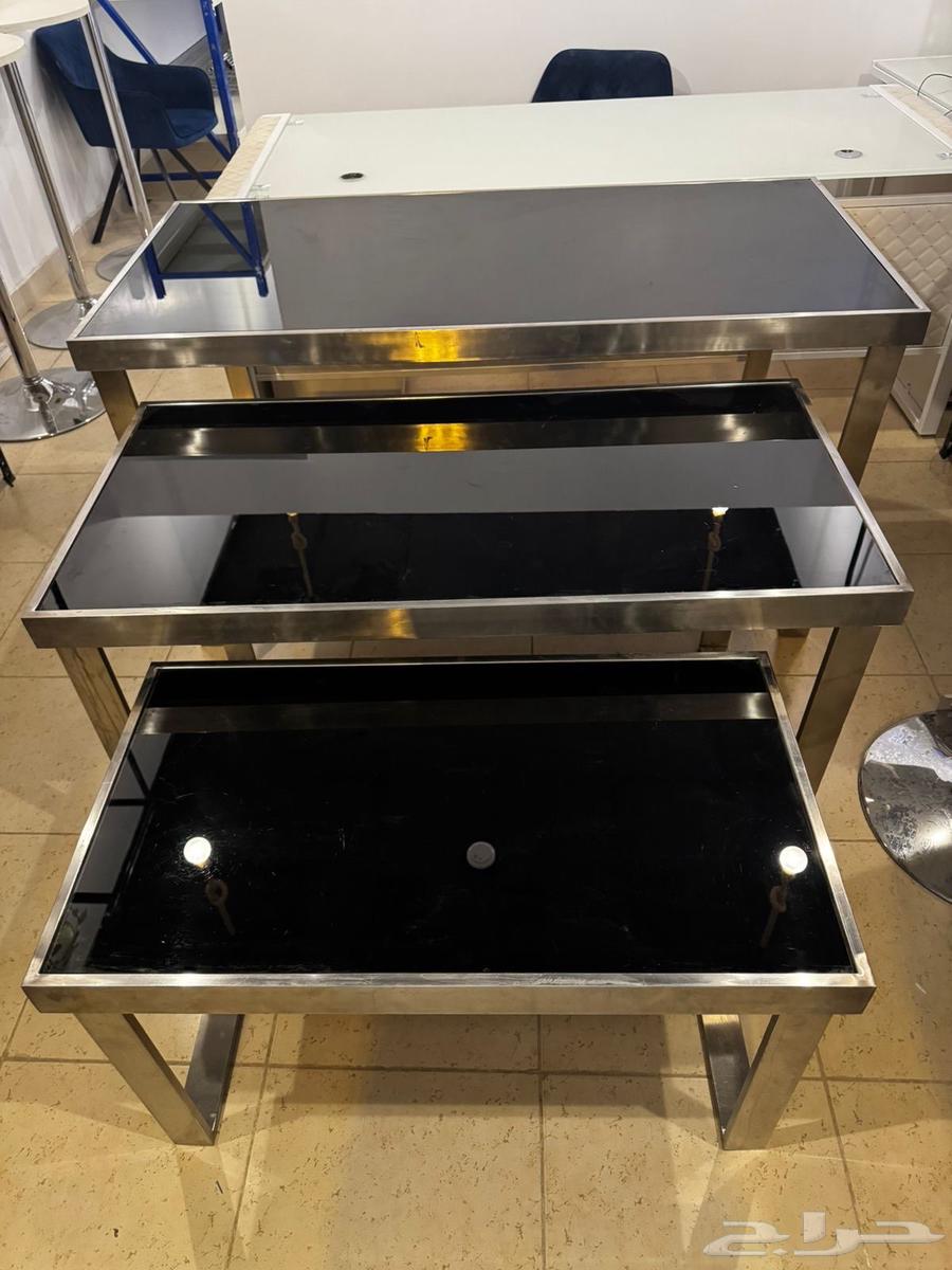 طاولا ستيل وزجاج64390720320899111