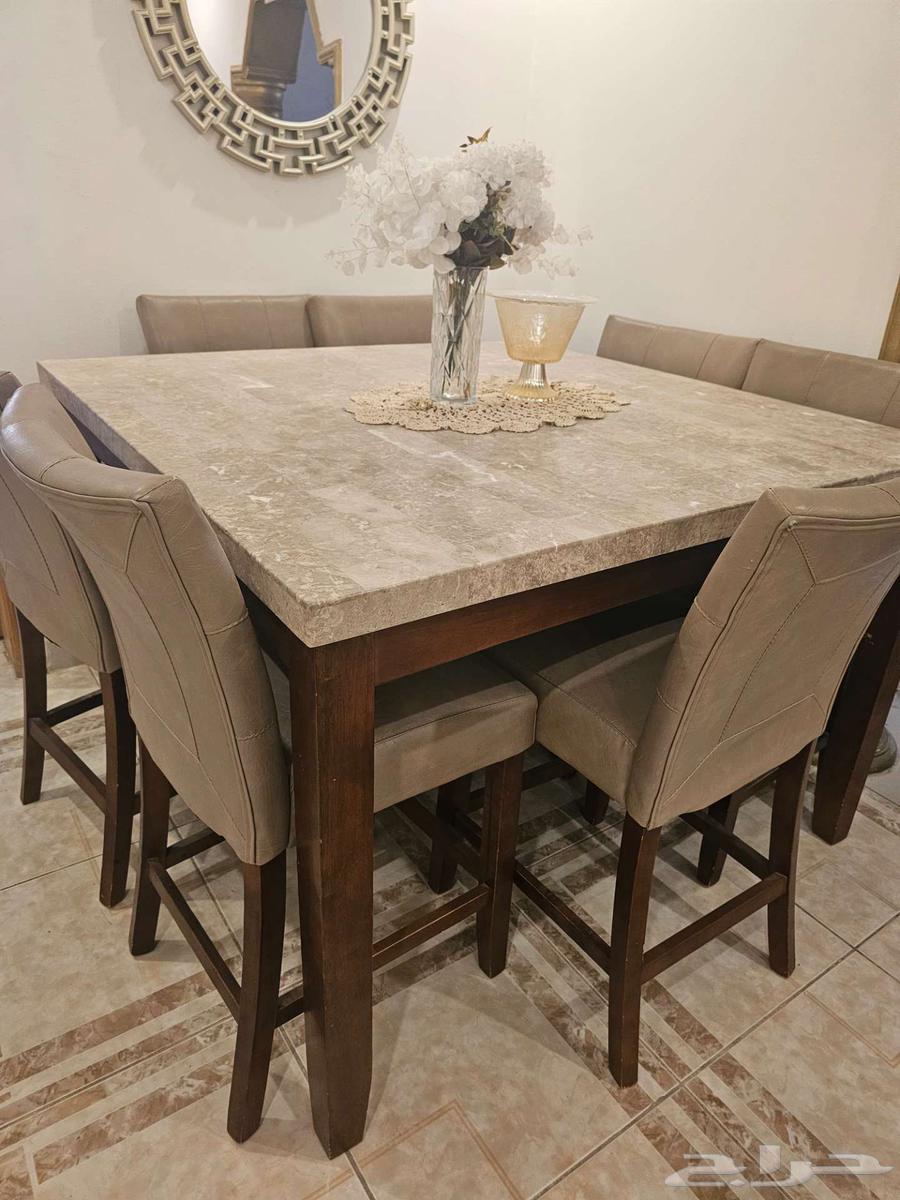 Marble table 8 chairs64390967586819112