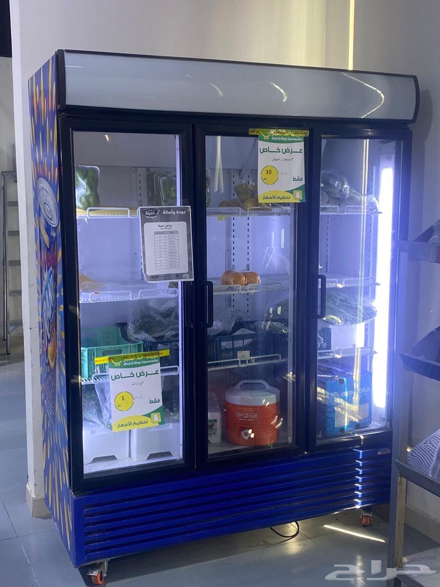 للبيع ثلاجات نضيفه بقاله سوبر ماركت64391480851073114
