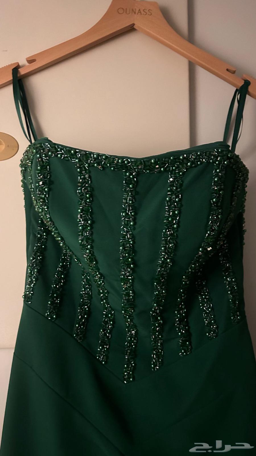فستان مناسبات اخضر من اوناس64385411802882110